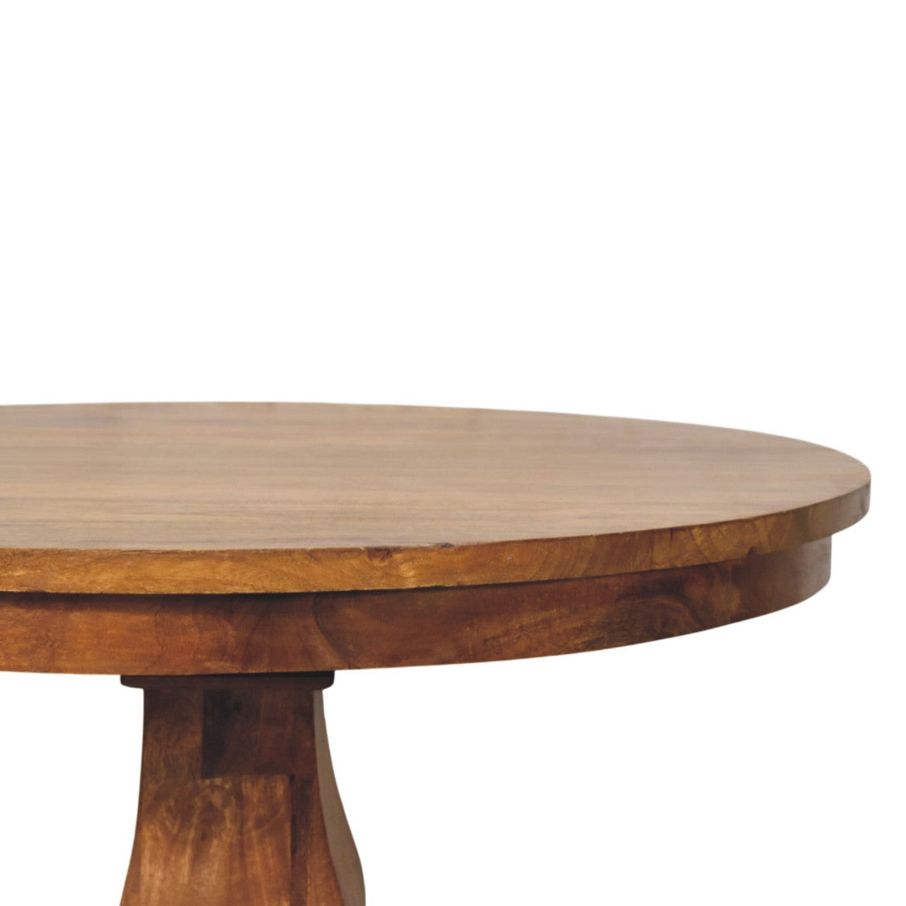 Table de salle à manger ronde sur pied central