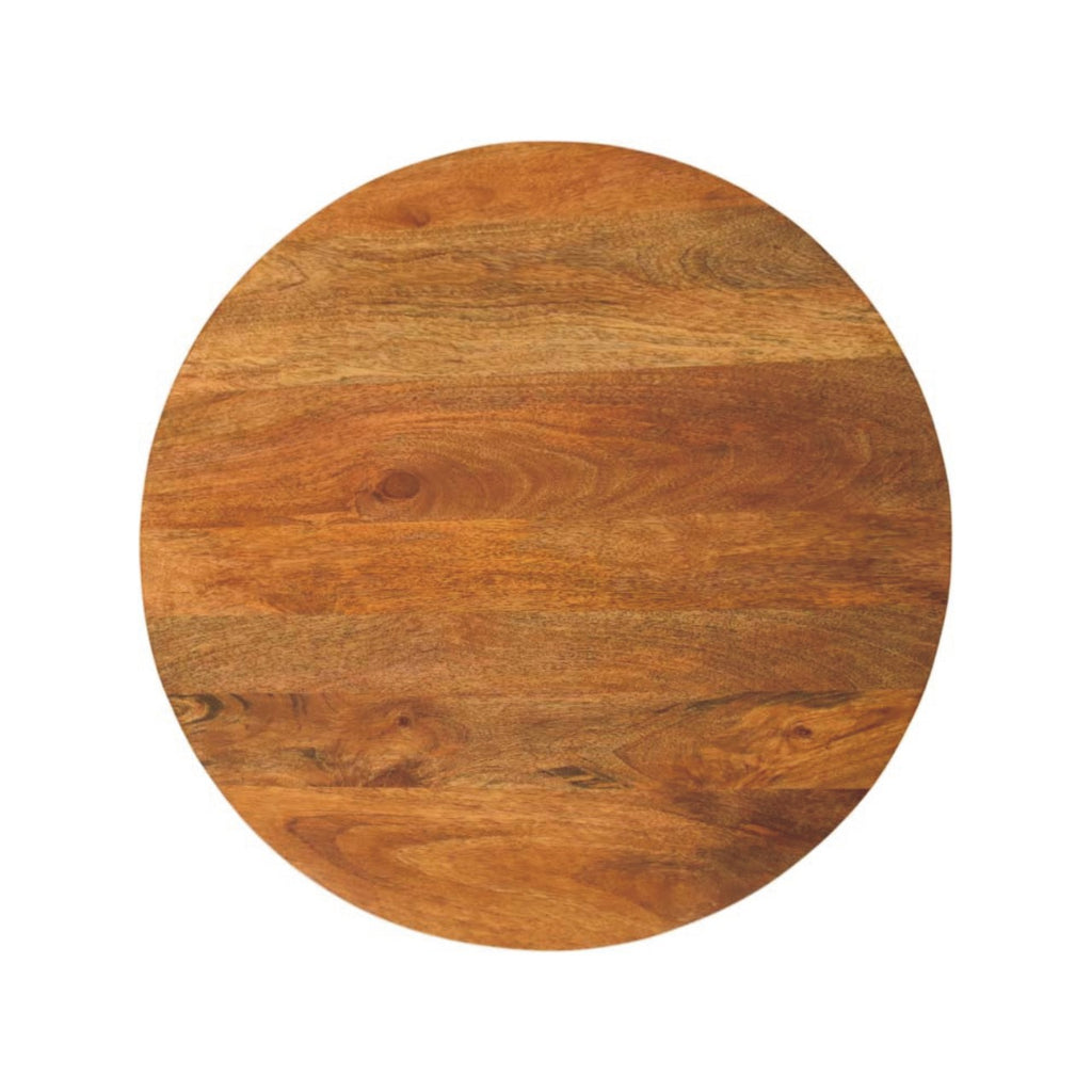 Table basse ronde cannelée