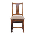 Chaise d'écriture à pieds tournés
