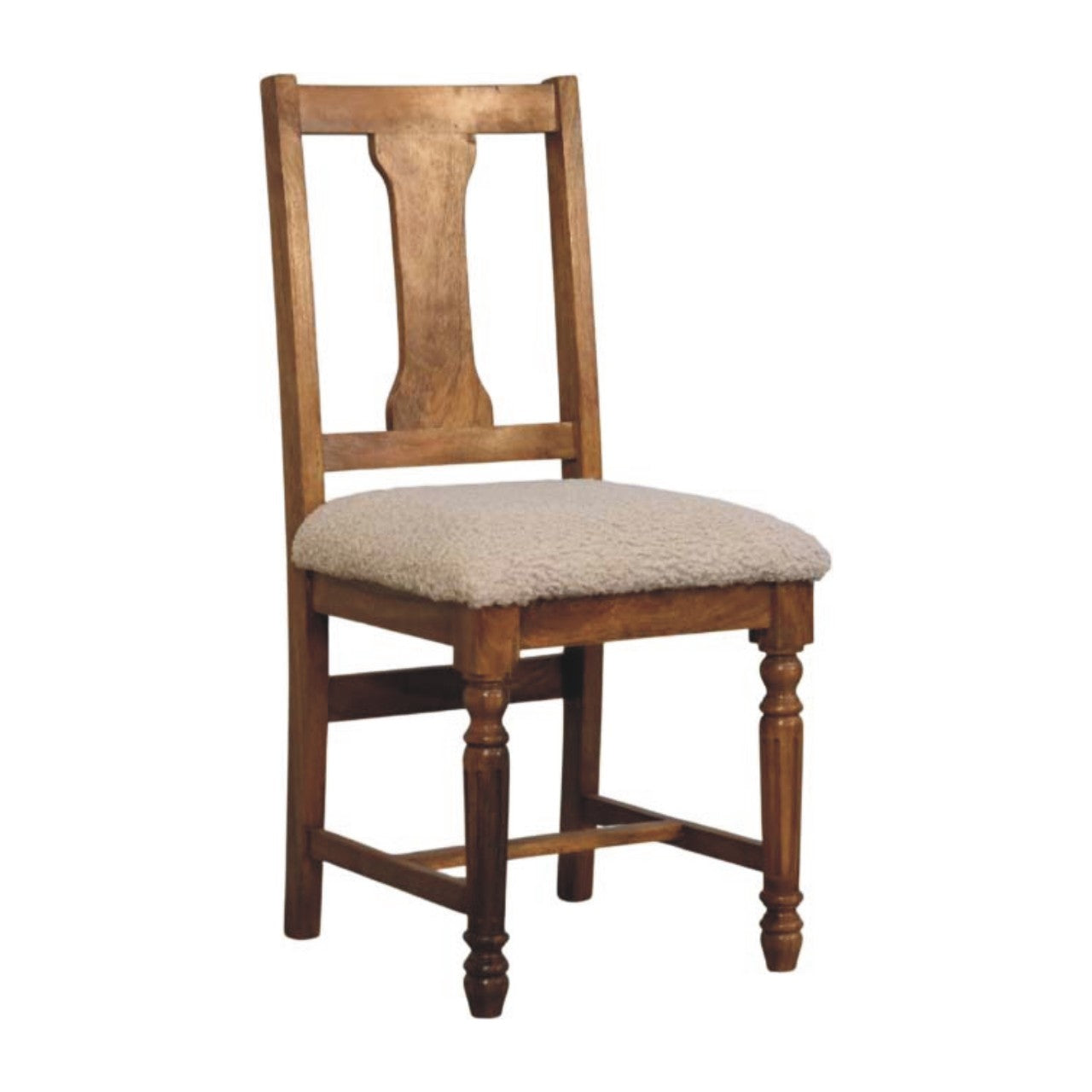 Chaise d'écriture à pieds tournés