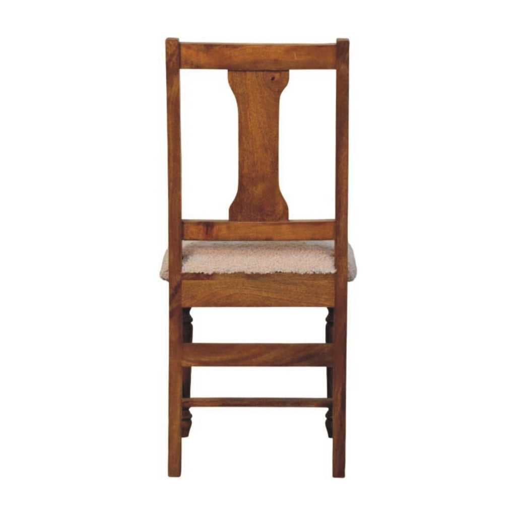 Chaise d'écriture à pieds tournés
