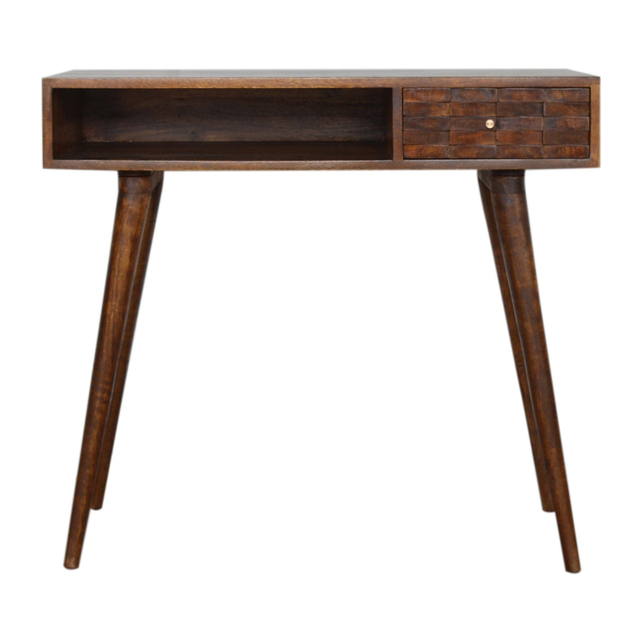 Bureau en carreaux de châtaignier