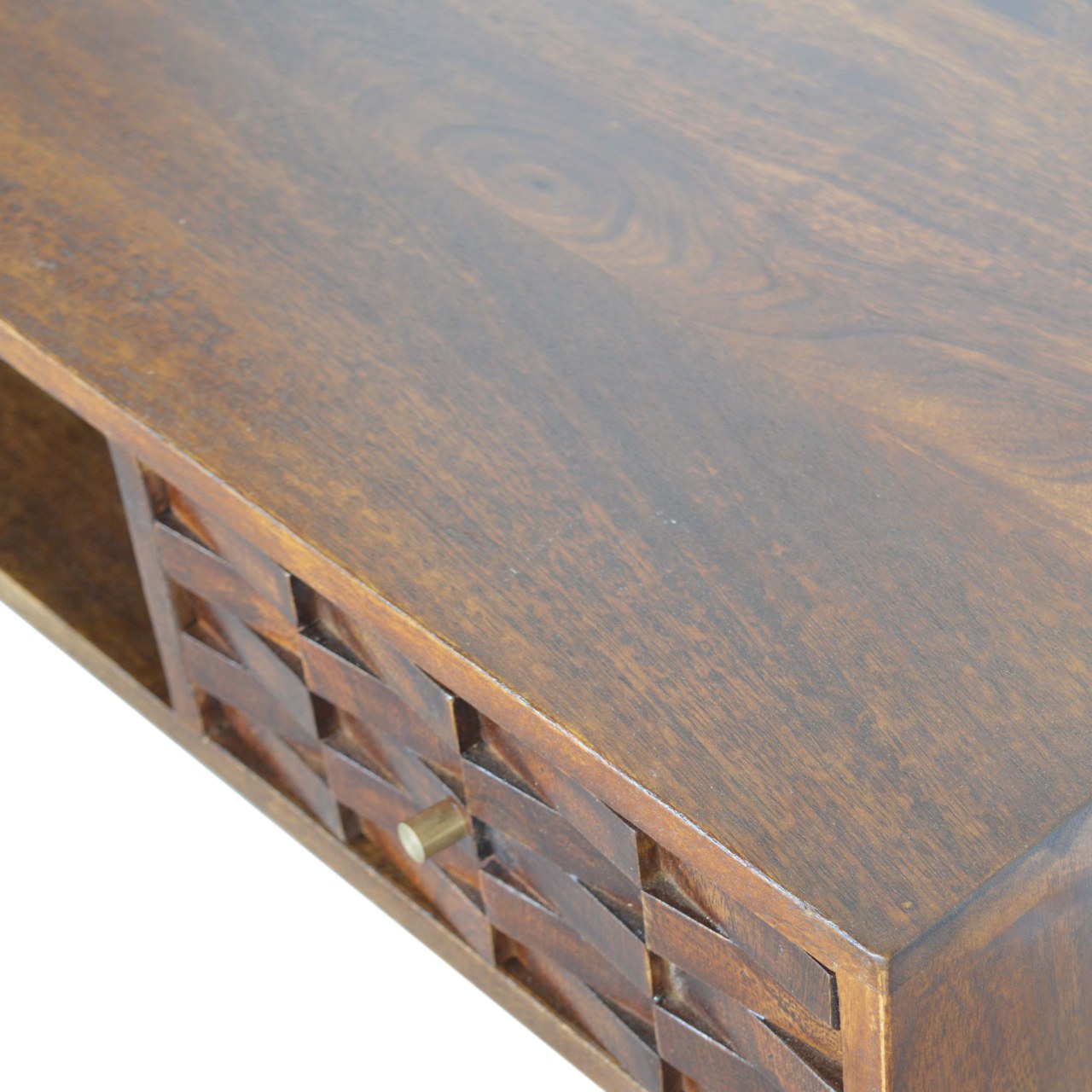 Bureau en carreaux de châtaignier