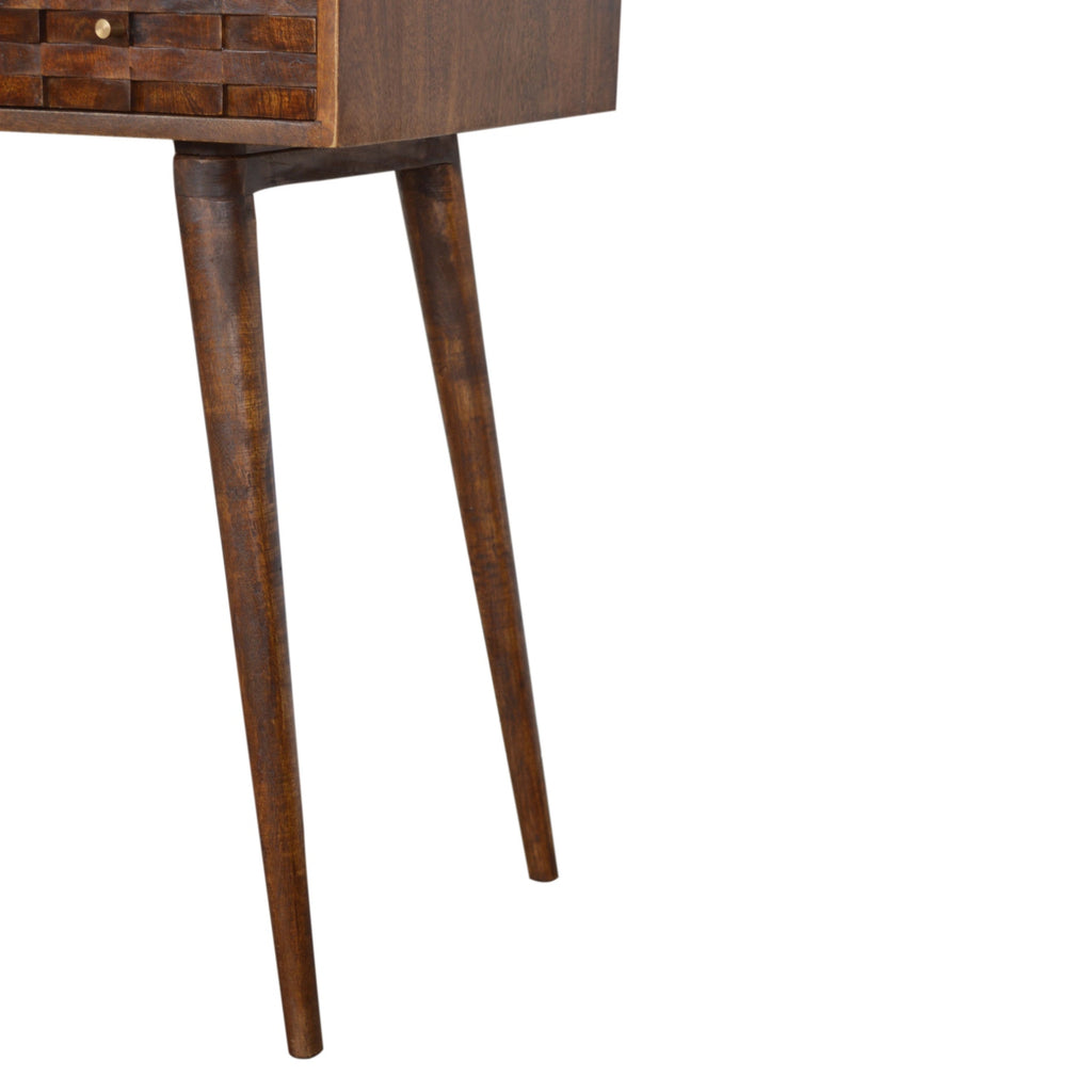 Bureau en carreaux de châtaignier