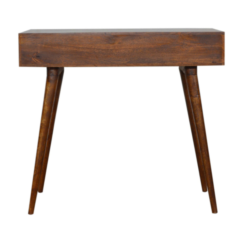 Bureau en carreaux de châtaignier
