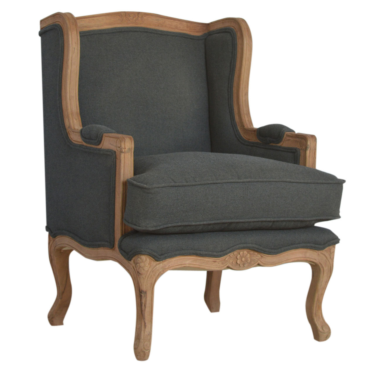 Chaise sculptée française
