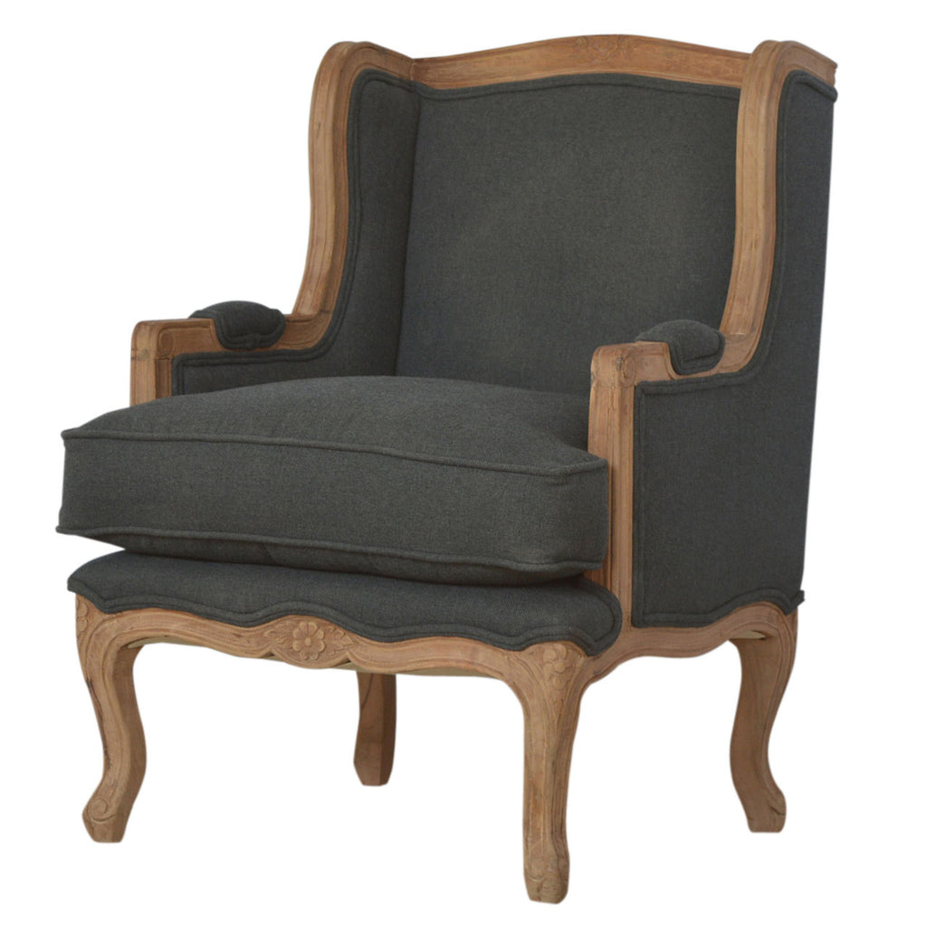 Chaise sculptée française