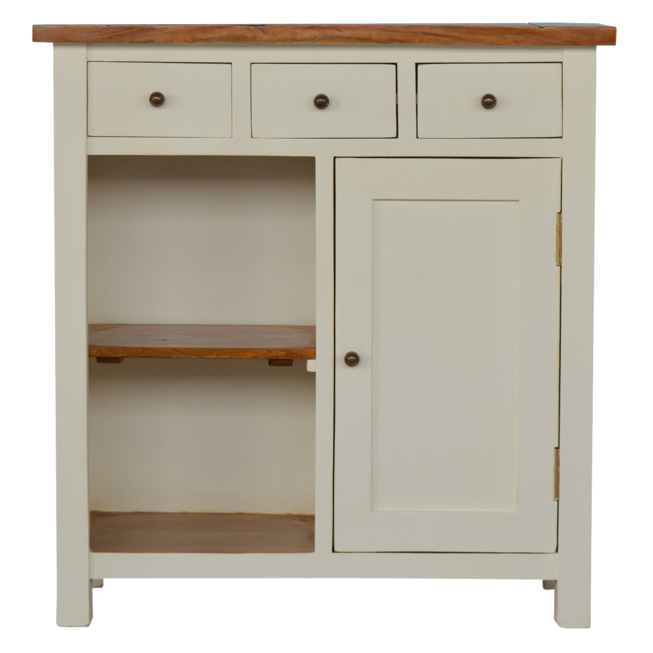 Meuble de cuisine bicolore
