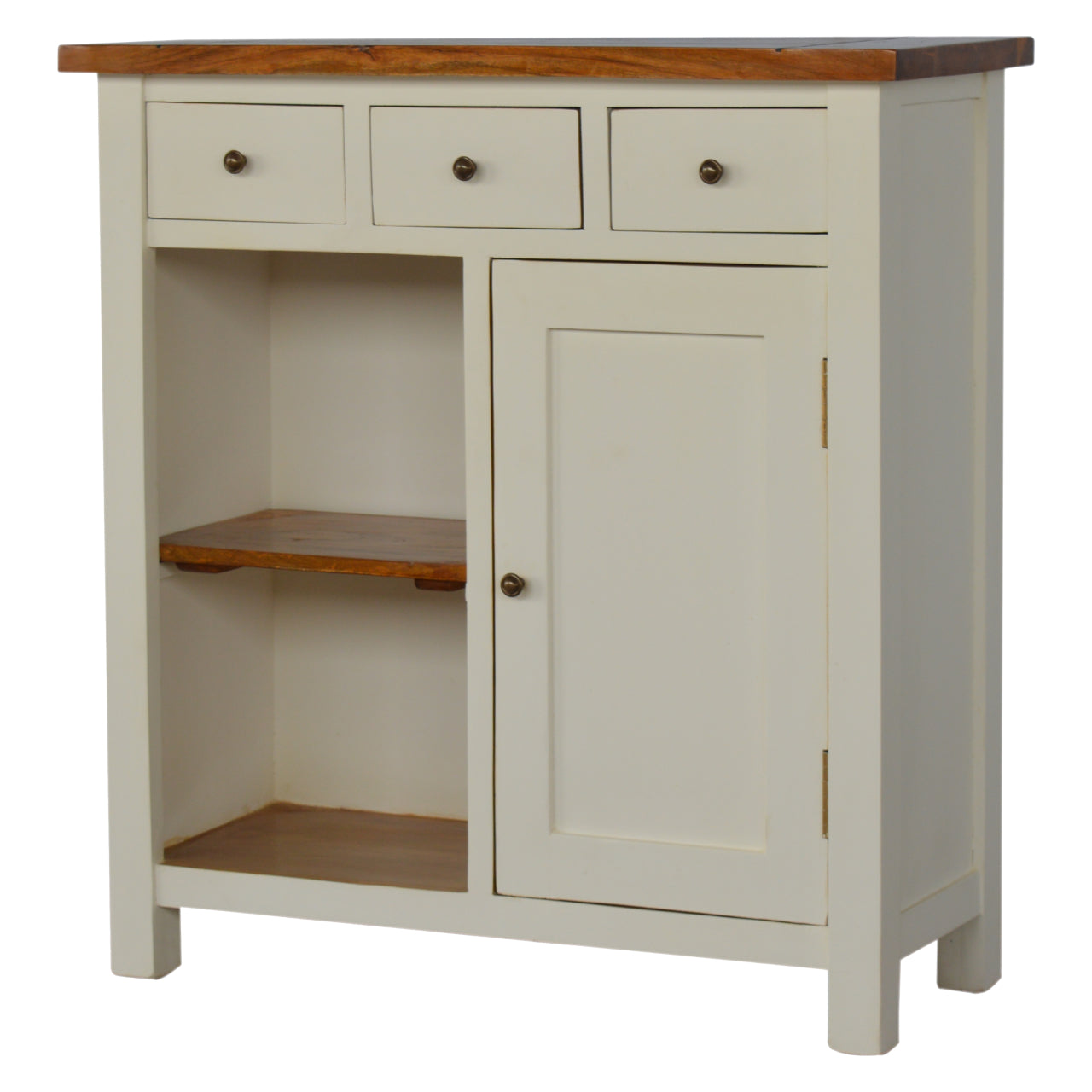 Meuble de cuisine bicolore