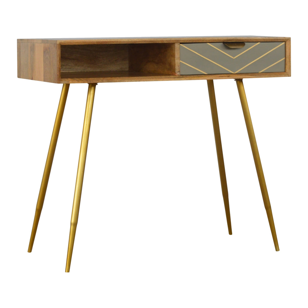 Bureau en laiton cimenté