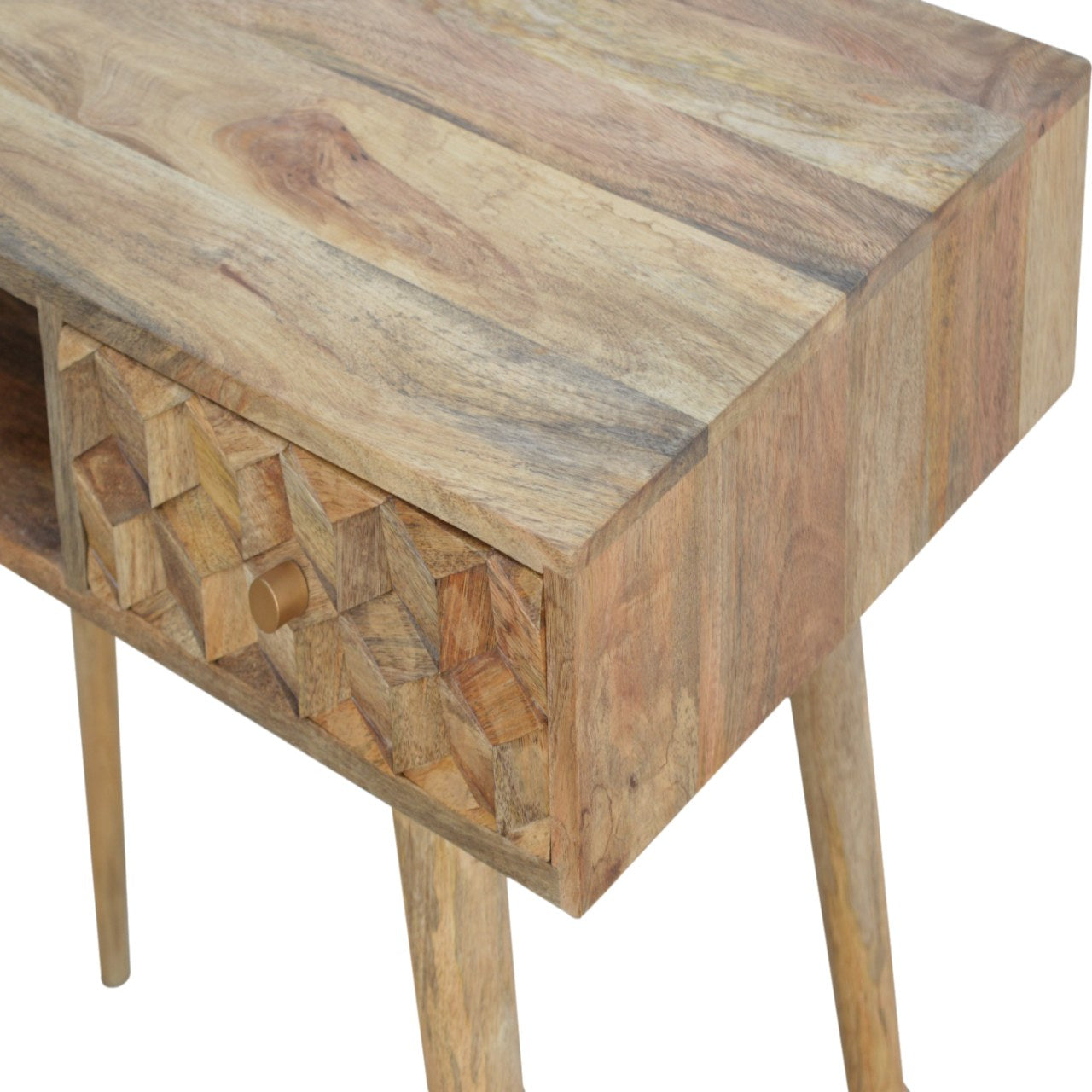 Bureau cubique sculpté