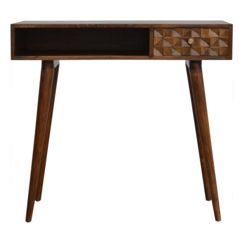 Bureau à écriture en châtaigne diamant