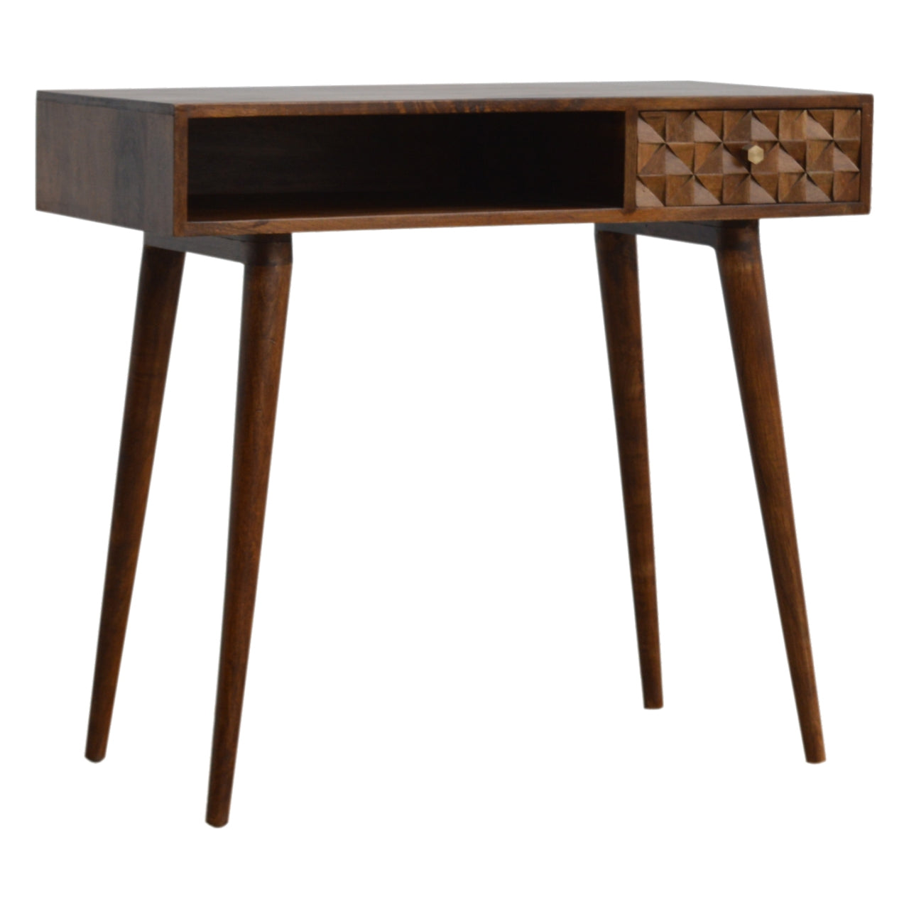 Bureau à écriture en châtaigne diamant
