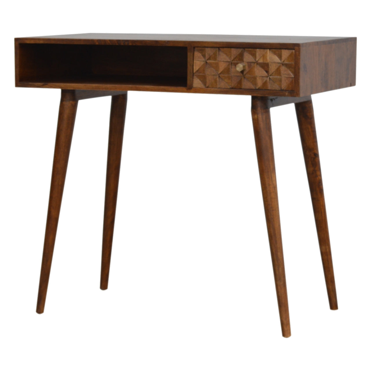 Bureau à écriture en châtaigne diamant