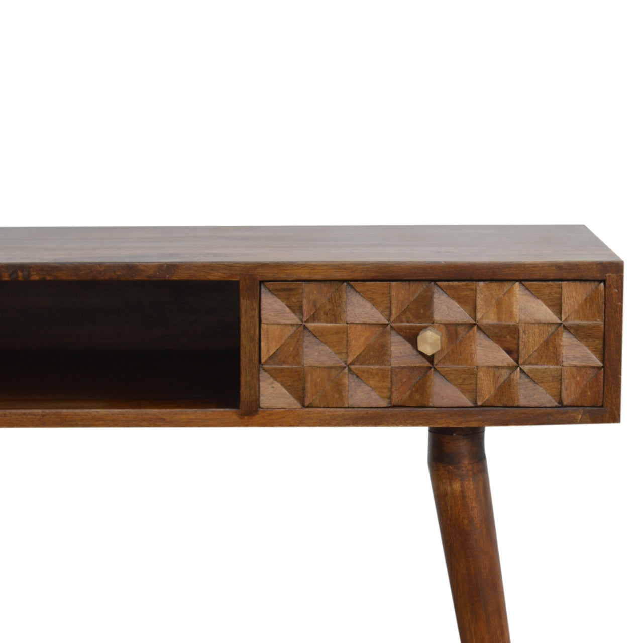 Bureau à écriture en châtaigne diamant