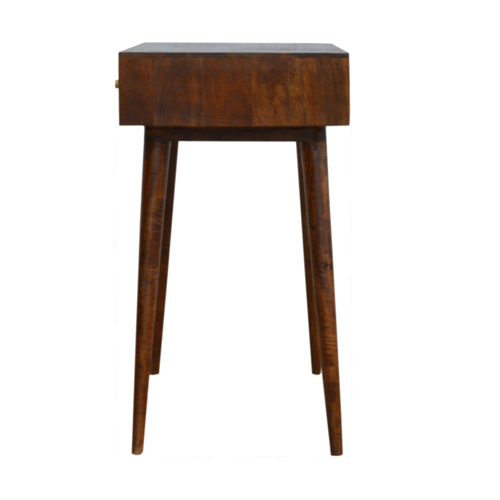Bureau à écriture en châtaigne diamant