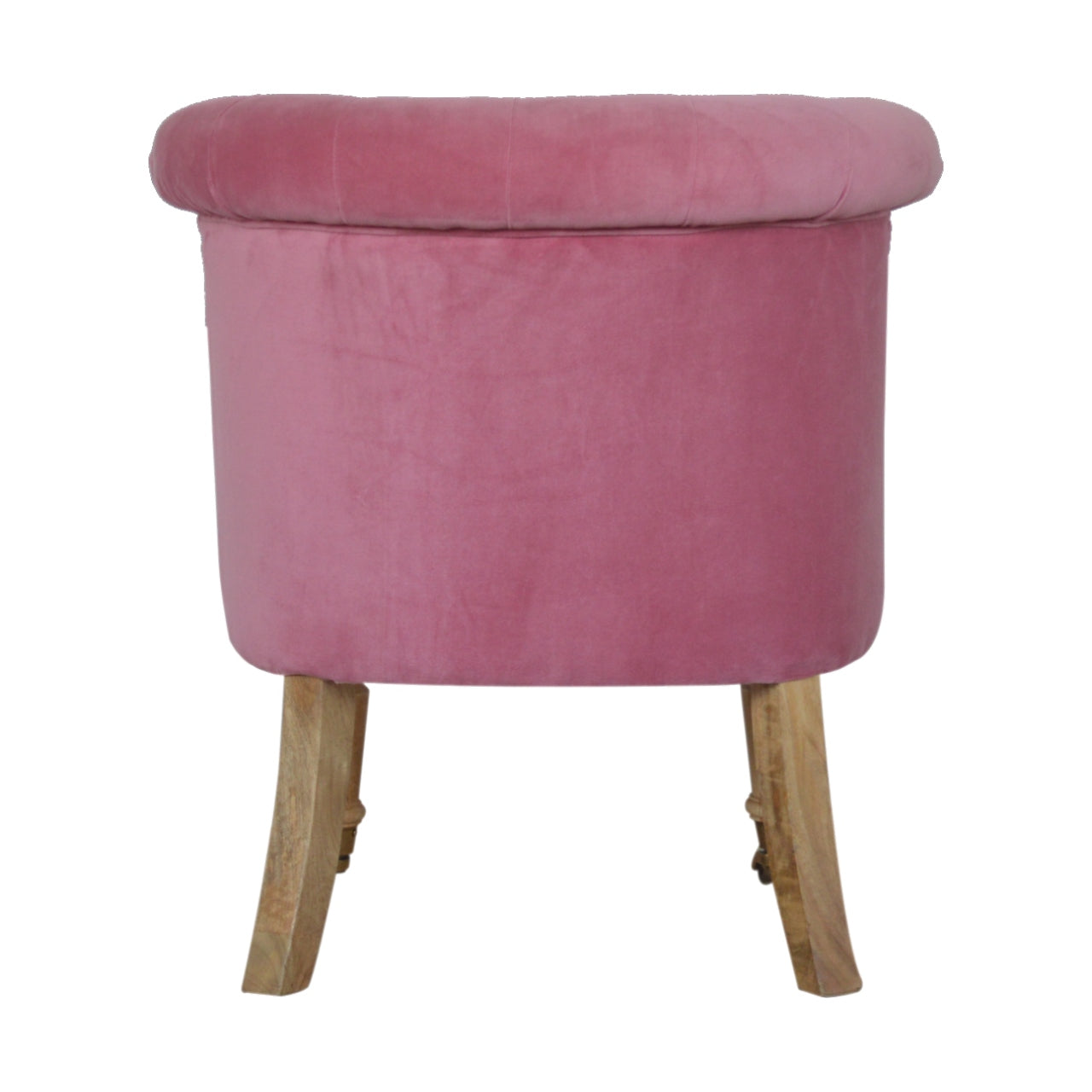 Fauteuil d'appoint en velours rose